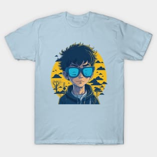 smart boy with glasses T-Shirt